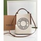 Replica Burberry Small Logo Graphic Cotton Canvas Peggy Bucket Bag Cream