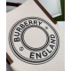 Replica Burberry Small Logo Graphic Cotton Canvas Peggy Bucket Bag Cream