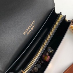 Replica Burberry Small Buckle Crossbody Bag Coffee