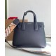 Replica Burberry The Banner Small Leather Bag Black