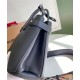 Replica Burberry The Banner Small Leather Bag Black