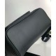 Replica Burberry London Check and Leather Backpack Dark Blue