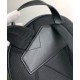 Replica Burberry London Check and Leather Backpack Dark Blue