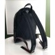 Fake Burberry London Check and Leather Backpack Black Replica