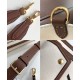 Fake Burberry Medium Two-tone Canvas and Leather Pocket Bag Coffee Replica