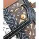 Fake Burberry Mini Monogram Stripe E-canvas Pocket Bag Coffee Replica