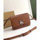 Replica Burberry Small Leather TB Bag Coffee
