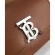 Replica Burberry Small Leather TB Bag Coffee