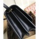 Replica Burberry Small Leather TB Bag Black
