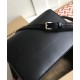 Replica Burberry Small Leather TB Bag Black