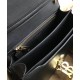 Replica Burberry Small Leather TB Bag Black