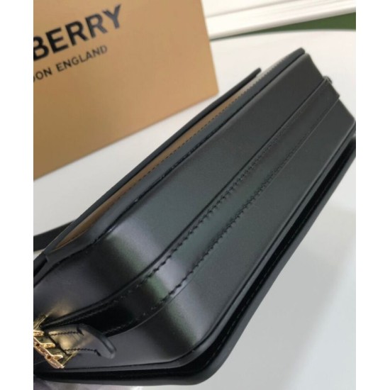 Replica Burberry Small Leather Grace Bag Black