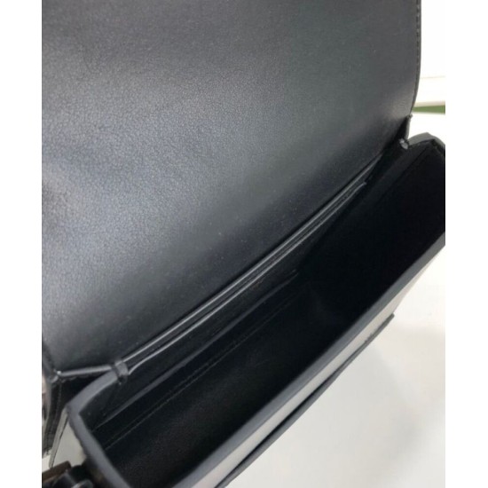 Replica Burberry Small Leather Grace Bag Black