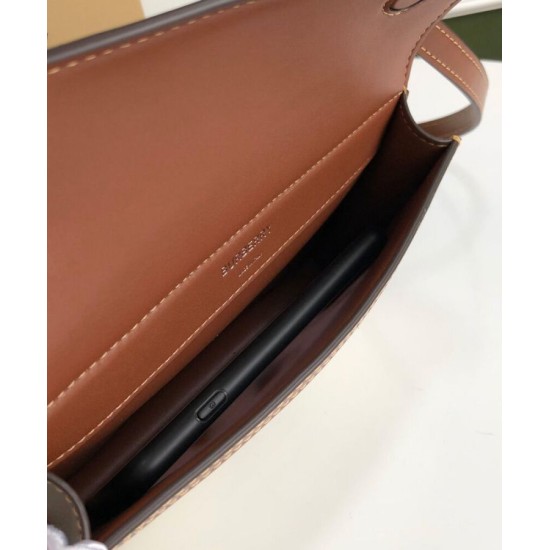 Replica Burberry Mini Horseferry Print Title Bag with Pocket Detail Coffee Replica Burberry Mini Horseferry Print Title Bag with Pocket Detail Coffee