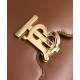 Replica Burberry Medium Leather TB Bag Coffee