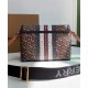 Replica Burberry Monogram Stripe E-canvas Note Crossbody Bag Coffee