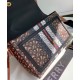 Replica Burberry Monogram Stripe E-canvas Note Crossbody Bag Coffee