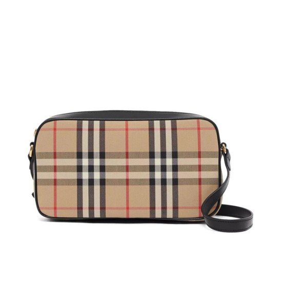 Replica Burberry Small Vintage Check and Leather Camera Bag Apricot Fake Burberry Small Vintage Check and Leather Camera Bag Apricot Replica