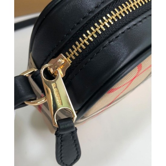 Replica Burberry Small Vintage Check and Leather Camera Bag Apricot Fake Burberry Small Vintage Check and Leather Camera Bag Apricot Replica