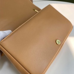 Fake Burberry Small Quilted Lambskin Lola Bag Apricot Replica