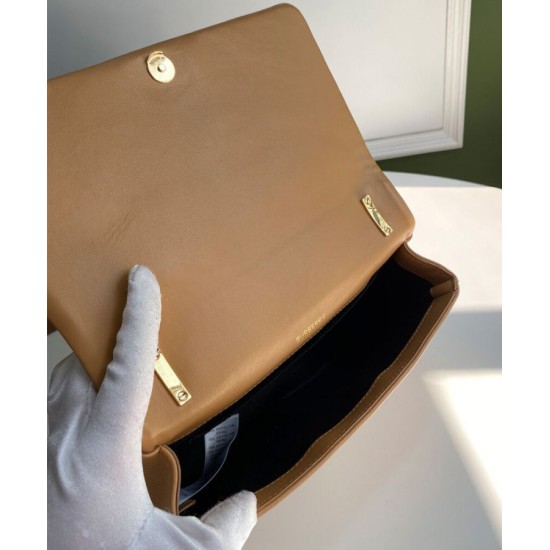 Fake Burberry Small Quilted Lambskin Lola Bag Apricot Replica