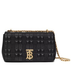 Fake Burberry Small Quilted Lambskin Lola Bag Black Replica