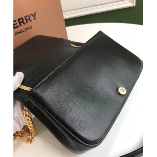 Fake Burberry Small Quilted Lambskin Lola Bag Black Replica