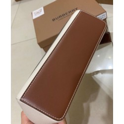 Replica Burberry Horseferry Print Canvas Note Crossbody Bag Coffee