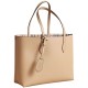 Replica Burberry The Medium Reversible Tote in Haymarket Check and Leather 40496351 Apricot