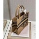Fake Christian Dior Small Book Tote Apricot Replica