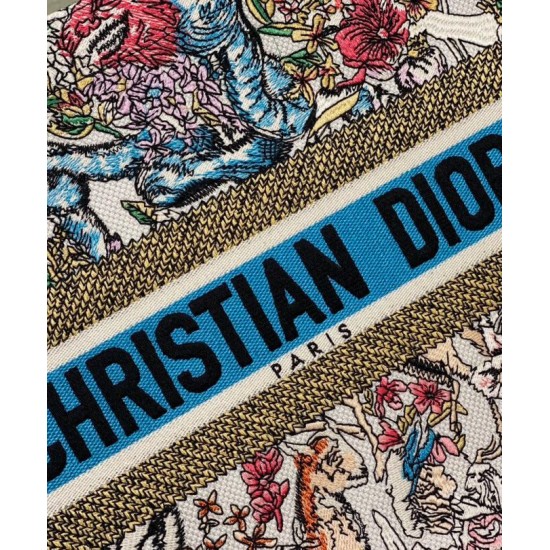 Replica Christian Dior Medium Dior Book Tote White
