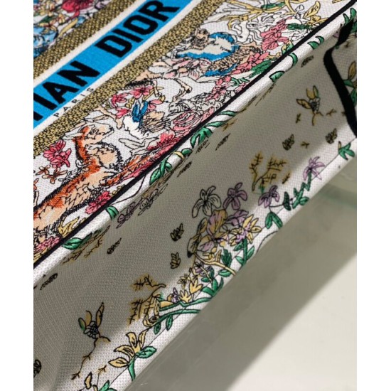 Replica Christian Dior Medium Dior Book Tote White