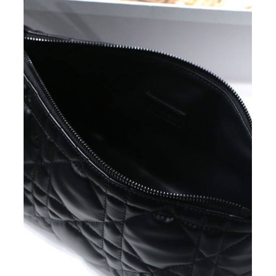 Replica Christian Dior Medium DiorTravel Nomad Pouch Black