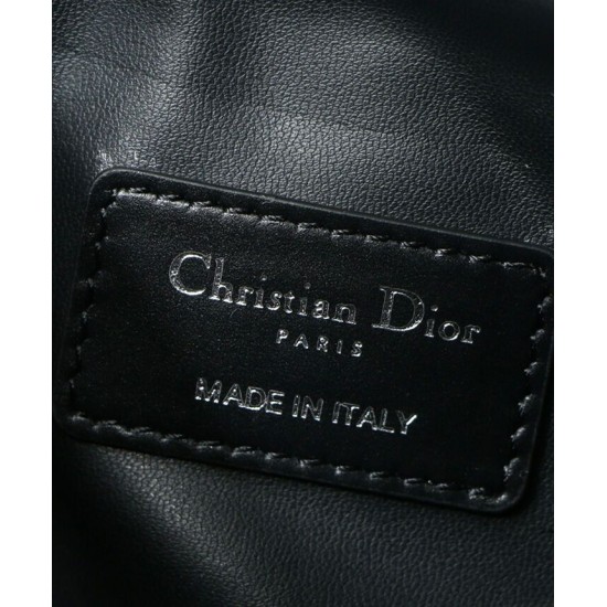 Replica Christian Dior Medium DiorTravel Nomad Pouch Black
