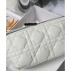 Replica Christian Dior Medium DiorTravel Nomad Pouch Cream