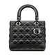 Replica Christian Dior Medium Lady Dior Bag Black Fake Christian Dior Medium Lady Dior Bag Black Replica