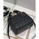 Replica Christian Dior Medium Lady Dior Bag Black Fake Christian Dior Medium Lady Dior Bag Black Replica