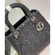 Replica Christian Dior Medium Lady Dior Bag Black Fake Christian Dior Medium Lady Dior Bag Black Replica