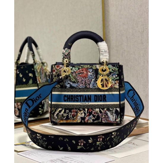 Fake Christian Dior Medium Lady D-Lite Bag Replica