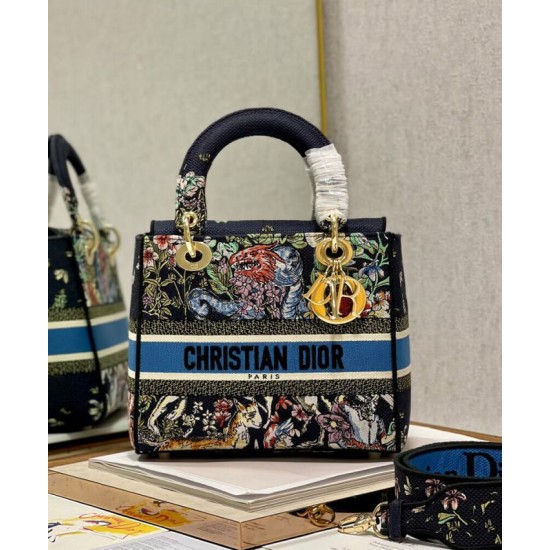 Fake Christian Dior Medium Lady D-Lite Bag Replica