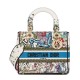 Replica Christian Dior Medium Lady D-Lite Bag Cream