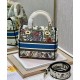Replica Christian Dior Medium Lady D-Lite Bag Cream