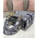 Replica Christian Dior Medium Lady D-Lite Bag Dark Blue