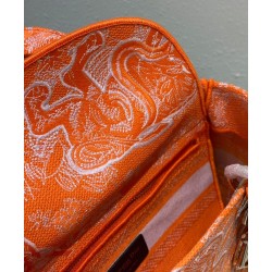 Replica Christian Dior Medium Lady d-Lite Bag Orange