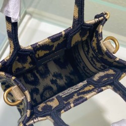 Replica Christian Dior Mini Dior Book Tote Phone Bag Coffee