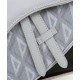 Fake Christian Dior Saddle Bag Gray Replica