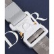 Fake Christian Dior Saddle Bag Gray Replica