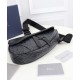 Fake Christian Dior Saddle Bag Black Replica