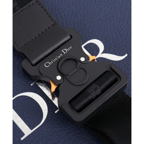 Fake Christian Dior Saddle Bag Black Replica