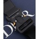 Fake Christian Dior Saddle Bag Black Replica